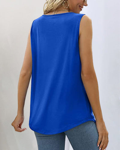 Anne™ | Sleeveless Tank with Square Neckline