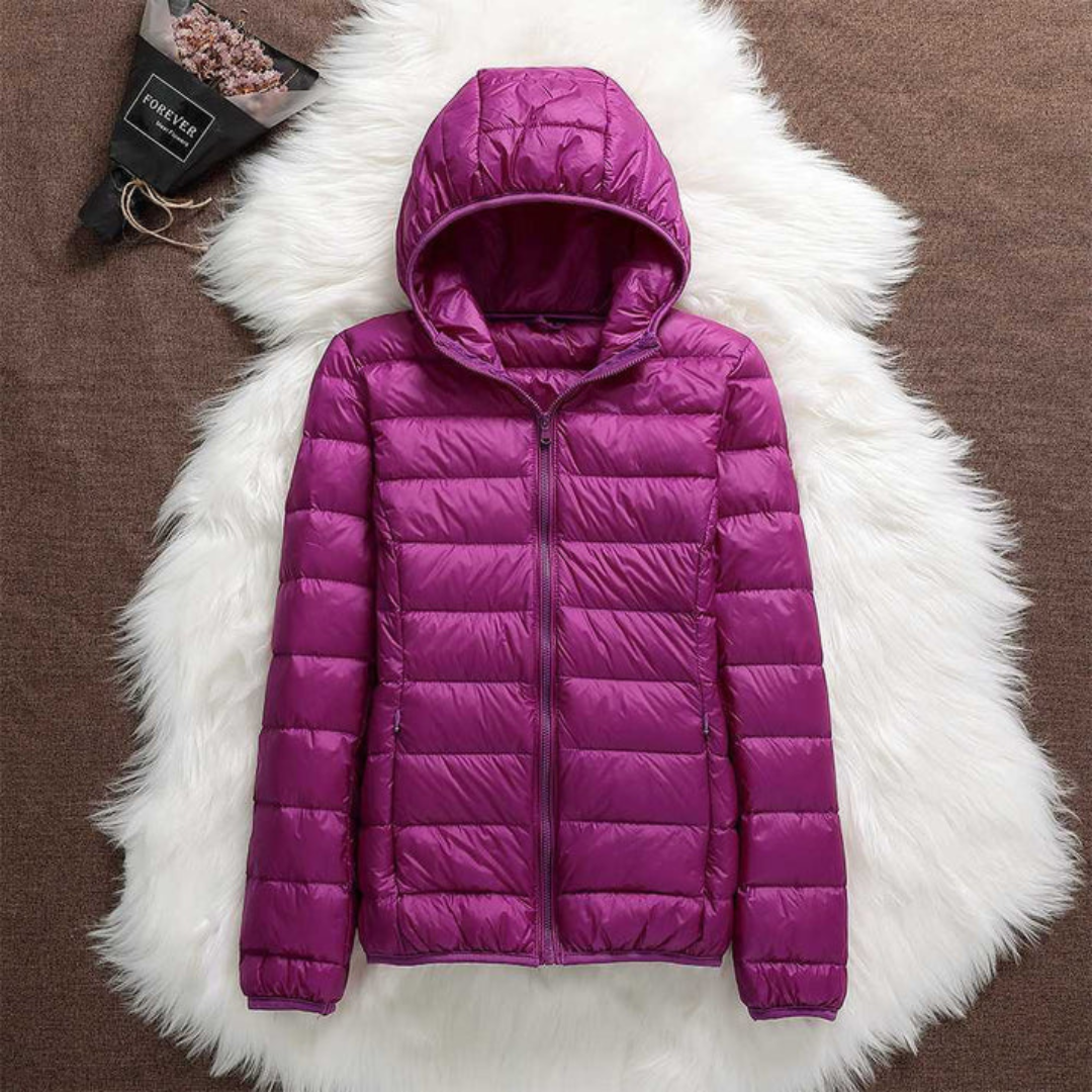 Dagmar Gevoerde Mid-Season Jacket | Purple