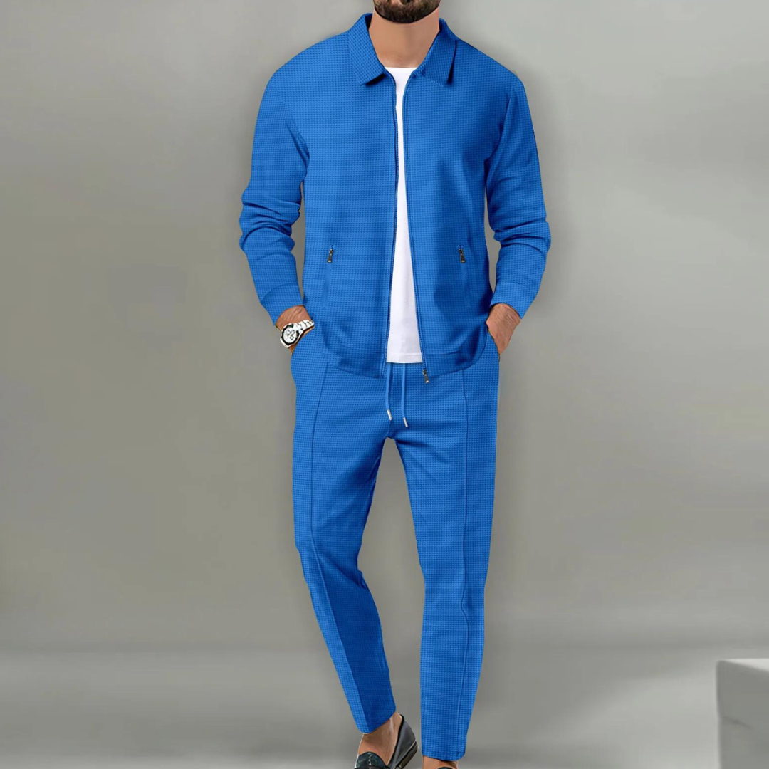DARIO | TWO-PIECE SET WITH ZIP VEST