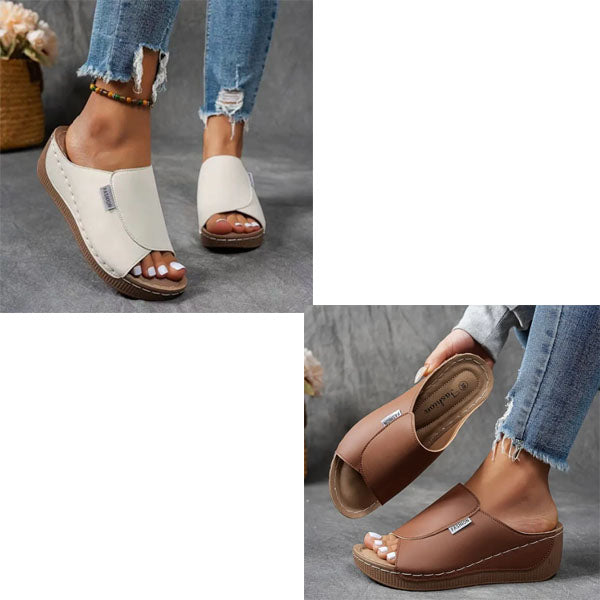 Comfy Arch Support Thongs – Plain Women's Sandals – Breathable