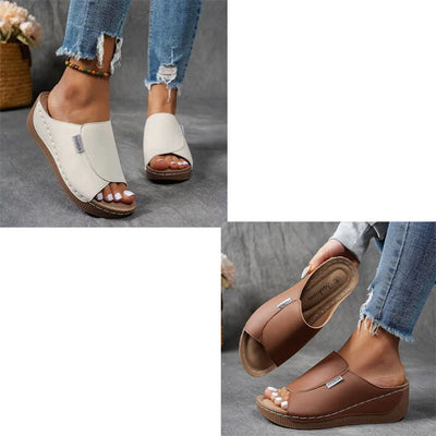 Comfy Arch Support Thongs – Plain Women's Sandals – Breathable