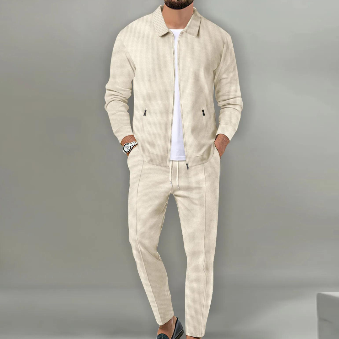 DARIO | TWO-PIECE SET WITH ZIP VEST