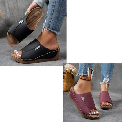 Comfy Arch Support Thongs – Plain Women's Sandals – Breathable