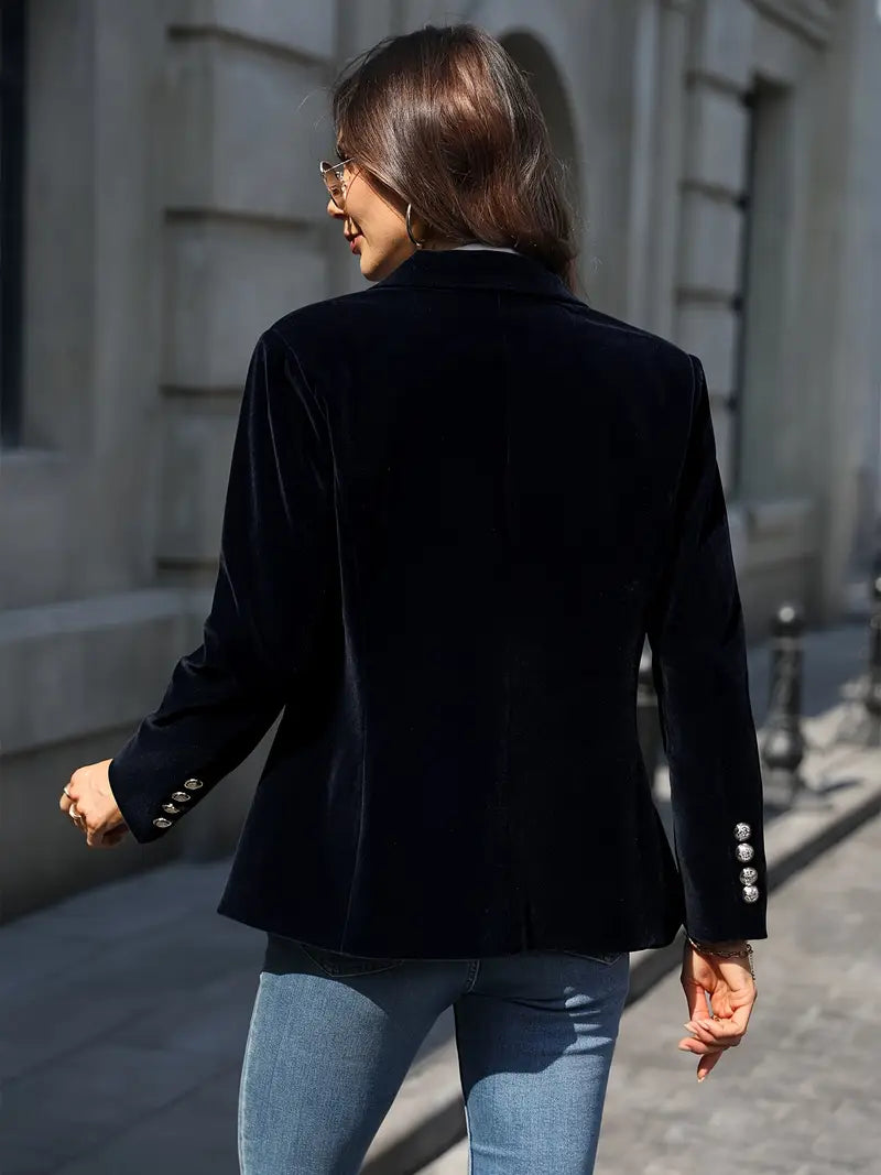 Isabella™ | Elegant velvet blazer