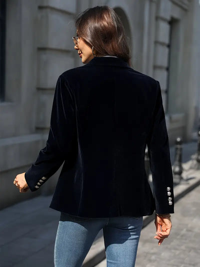 Isabella™ | Elegant velvet blazer