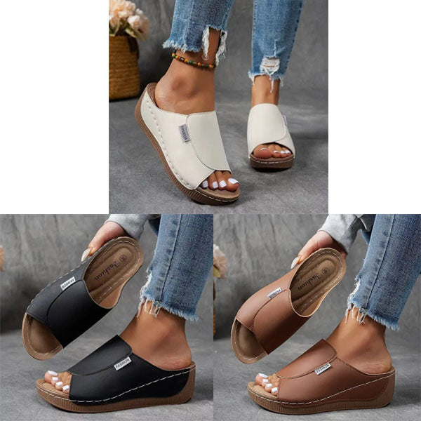 Comfy Arch Support Thongs – Plain Women's Sandals – Breathable