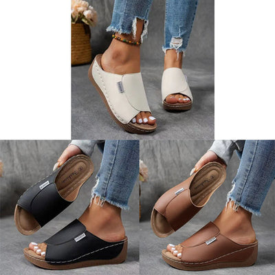 Comfy Arch Support Thongs – Plain Women's Sandals – Breathable