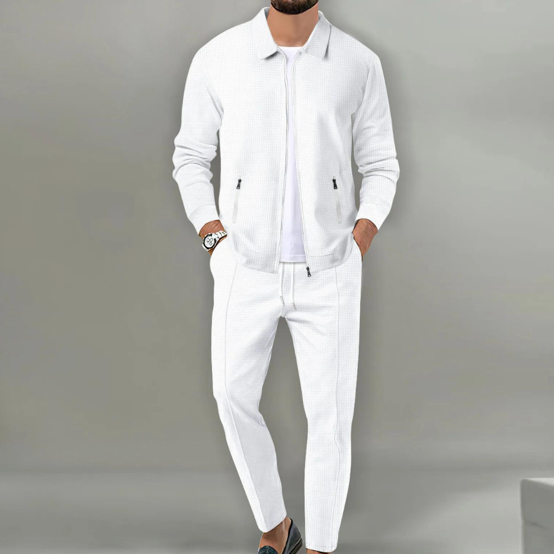 DARIO | TWO-PIECE SET WITH ZIP VEST