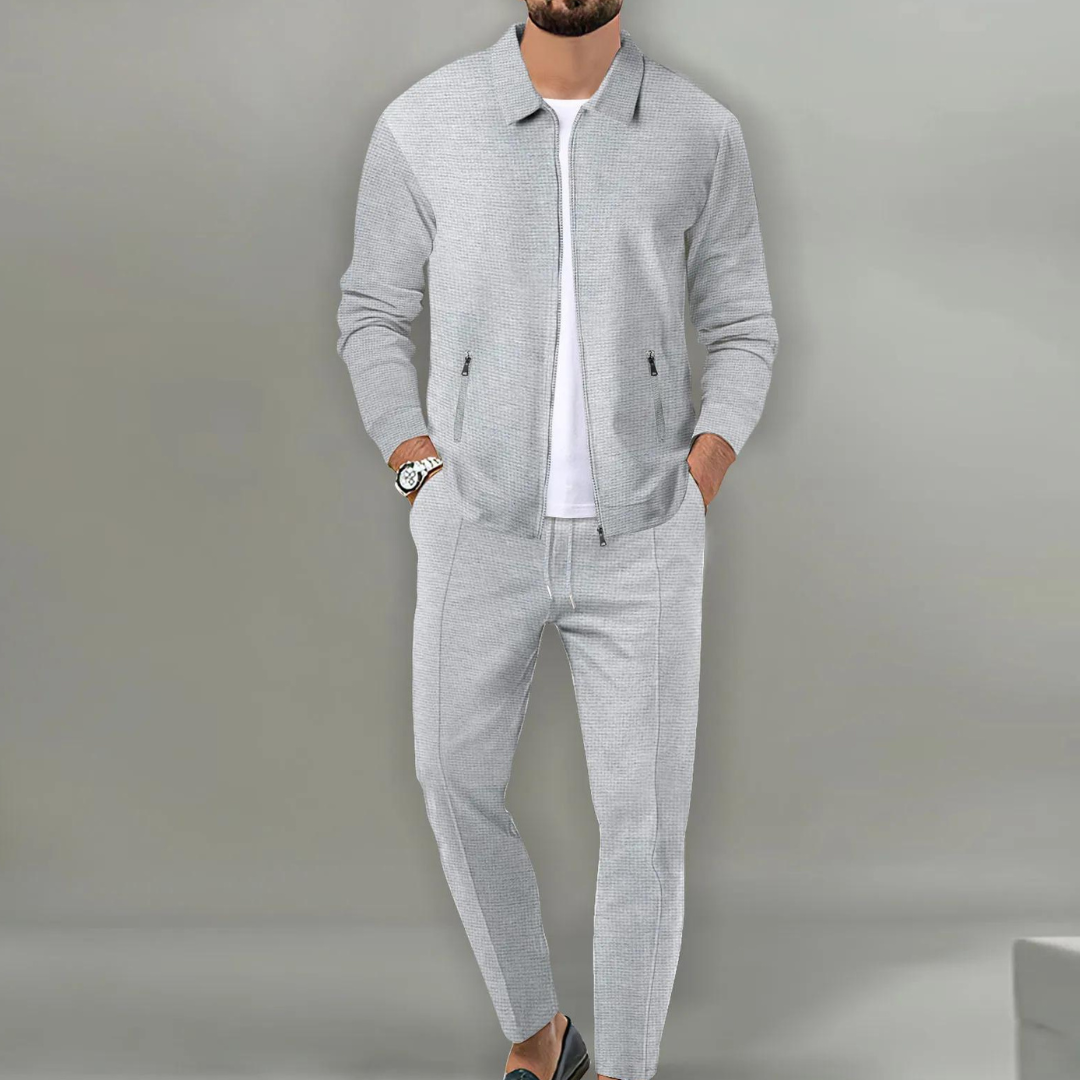 DARIO | TWO-PIECE SET WITH ZIP VEST