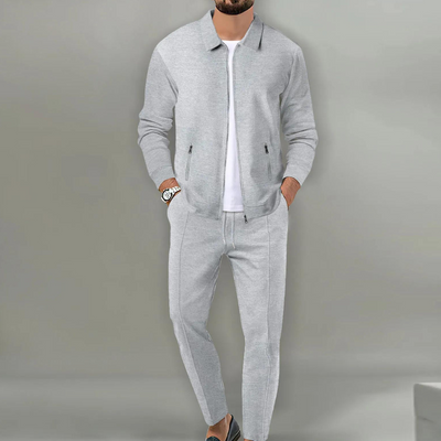 DARIO | TWO-PIECE SET WITH ZIP VEST
