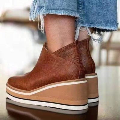 Marielle - Casual Wedge Ankle Boots