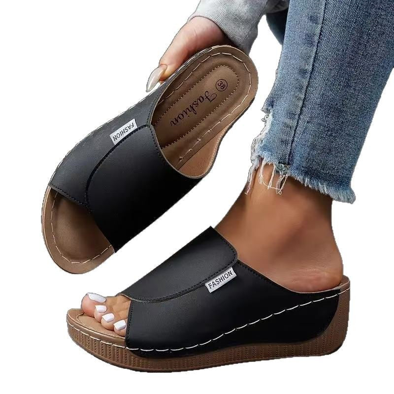 Comfy Arch Support Thongs – Plain Women's Sandals – Breathable