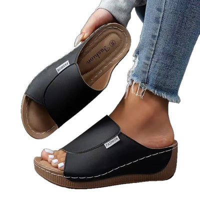 Comfy Arch Support Thongs – Plain Women's Sandals – Breathable