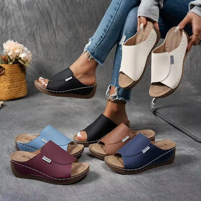 Comfy Arch Support Thongs – Plain Women's Sandals – Breathable