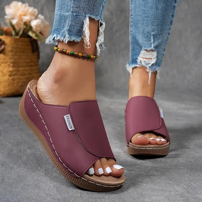 Comfy Arch Support Thongs – Plain Women's Sandals – Breathable