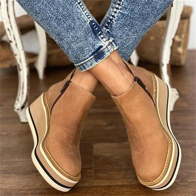 Marielle - Casual Wedge Ankle Boots