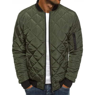 AMBROGIO | PREMIUM QUALITY CASUAL JACKET WITH DIAMOND PATTERN DESIGN