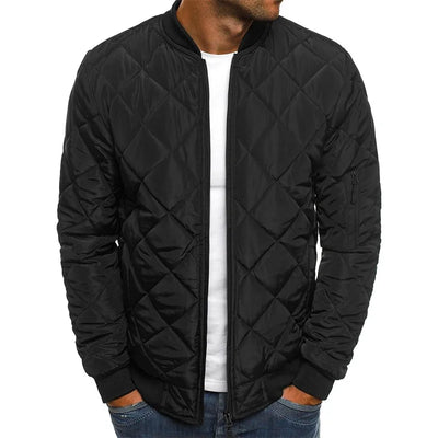 AMBROGIO | PREMIUM QUALITY CASUAL JACKET WITH DIAMOND PATTERN DESIGN