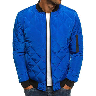 AMBROGIO | PREMIUM QUALITY CASUAL JACKET WITH DIAMOND PATTERN DESIGN