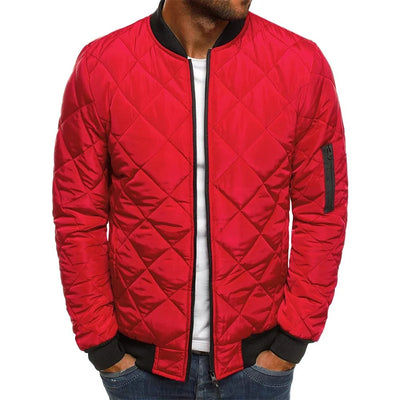 AMBROGIO | PREMIUM QUALITY CASUAL JACKET WITH DIAMOND PATTERN DESIGN