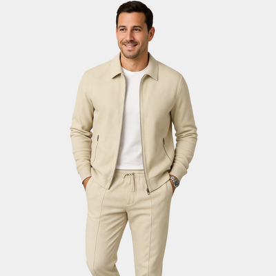 DARIO | TWO-PIECE SET WITH ZIP VEST