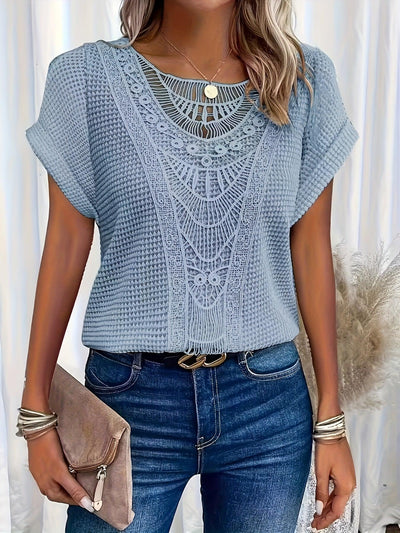 Gail | Beautifully Detailed Knitted Top