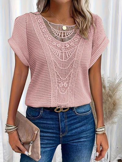 Gail | Beautifully Detailed Knitted Top