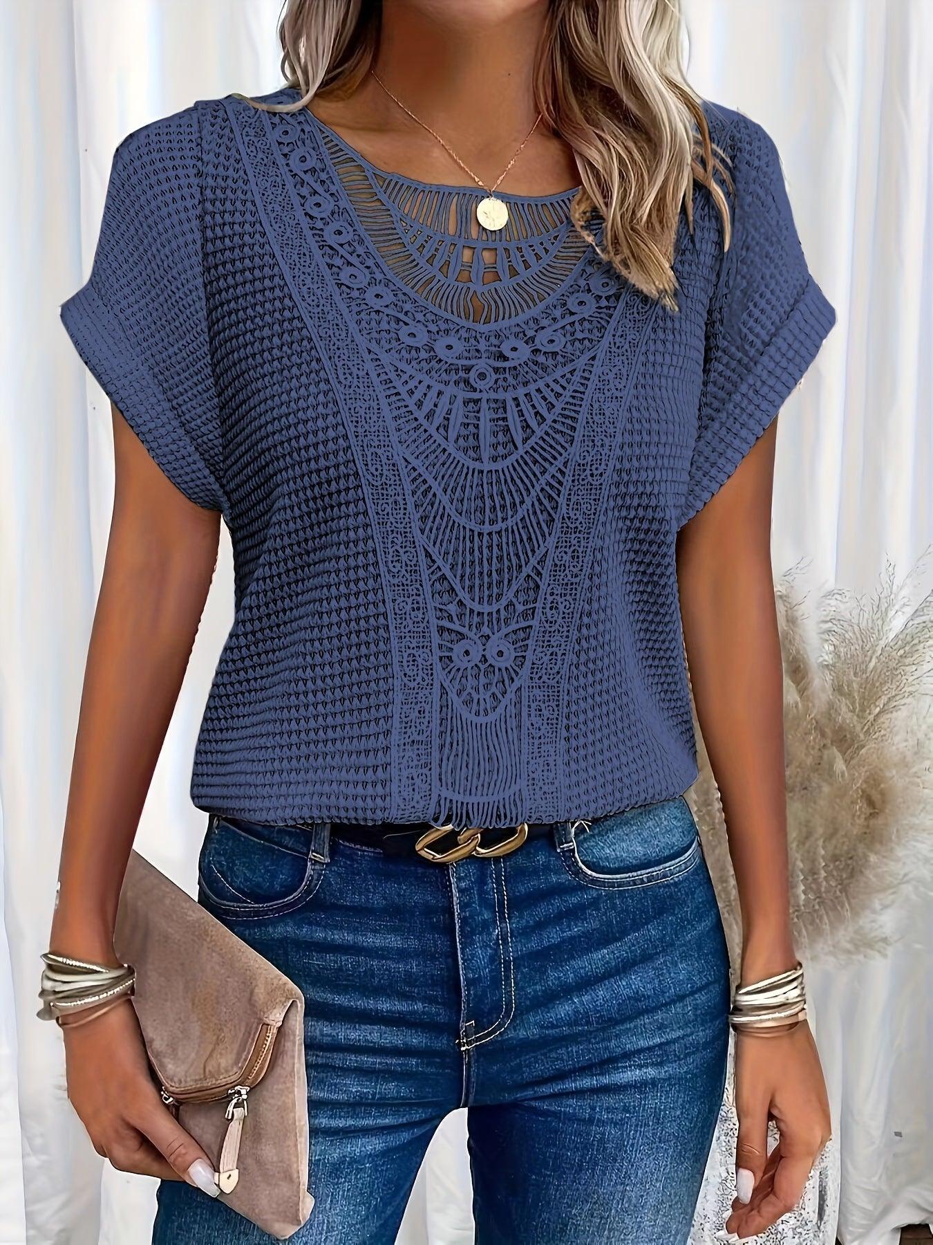 Gail | Beautifully Detailed Knitted Top