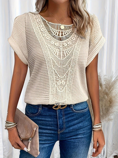 Gail | Beautifully Detailed Knitted Top