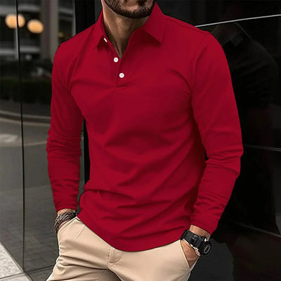James | Casual Long-Sleeve Polo