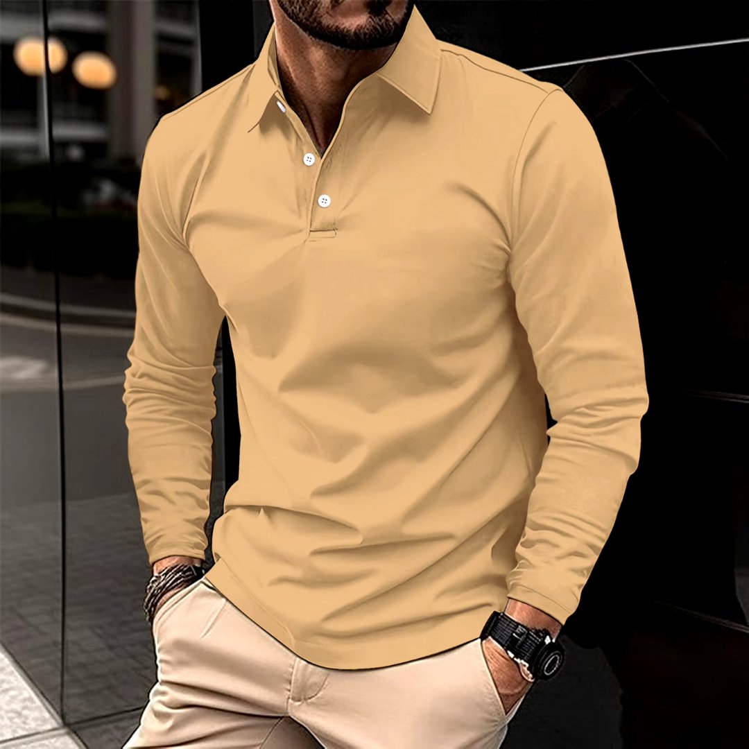 James | Casual Long-Sleeve Polo
