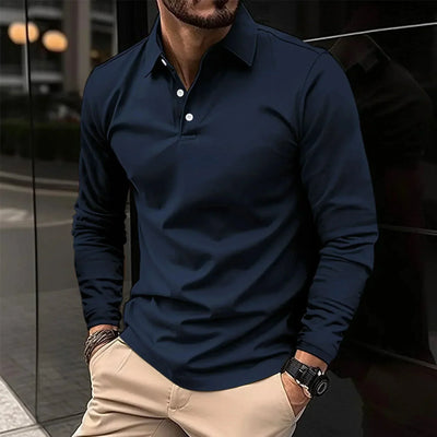 James | Casual Long-Sleeve Polo