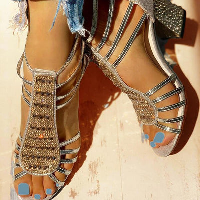 ORTHOLUX | Elegant & Comfort+ Heeled Sandals for Your Evenings