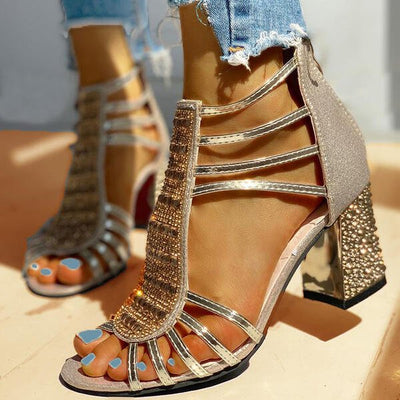 ORTHOLUX | Elegant & Comfort+ Heeled Sandals for Your Evenings