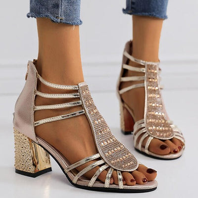 ORTHOLUX | Elegant & Comfort+ Heeled Sandals for Your Evenings
